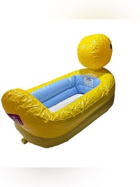 Munchkin Inflatable Yellow Duck Tub Ages 6-24 Months 31” x 19”